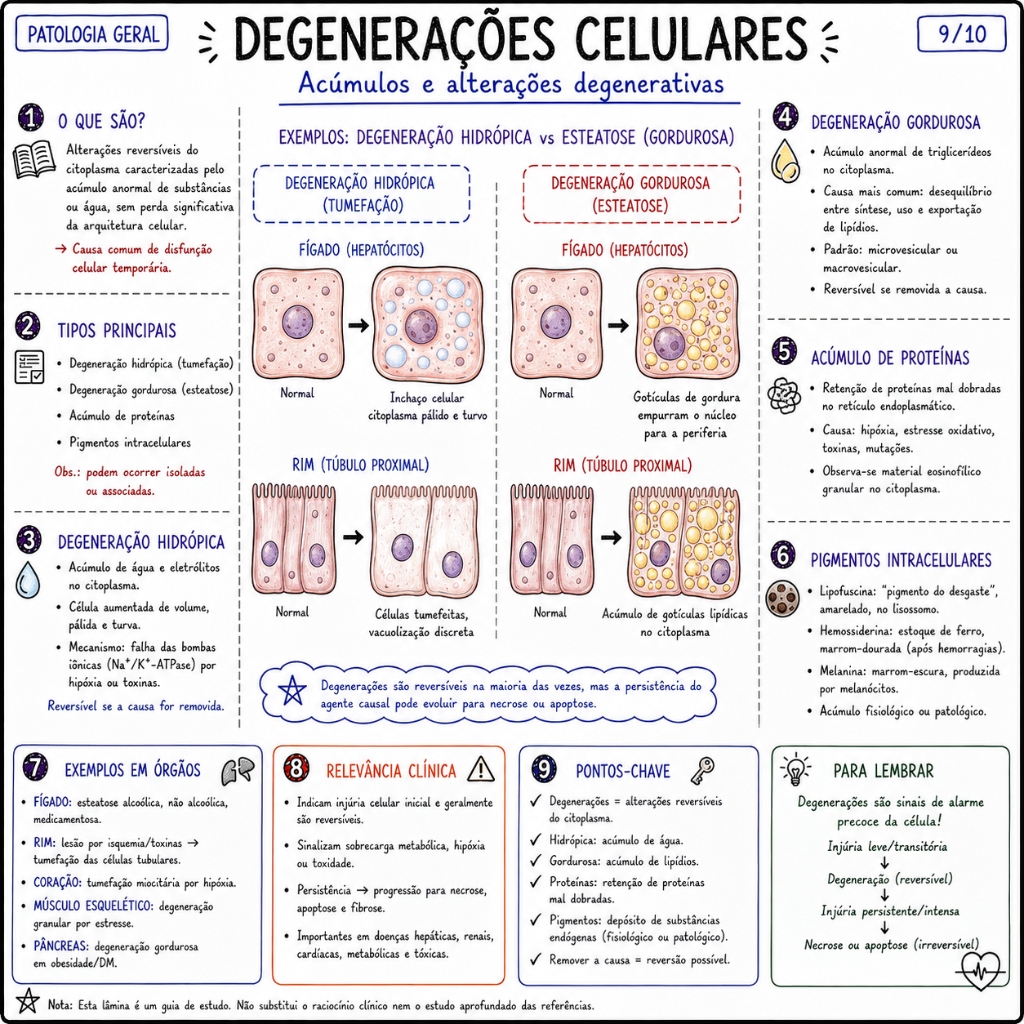 Degenerações Celulares - Patologia Geral