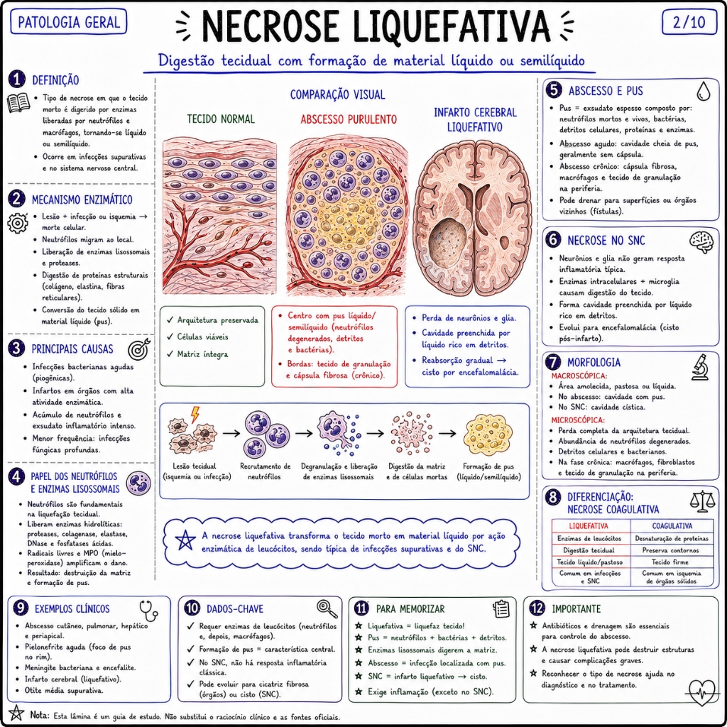 Necrose Liquefativa - Patologia Geral